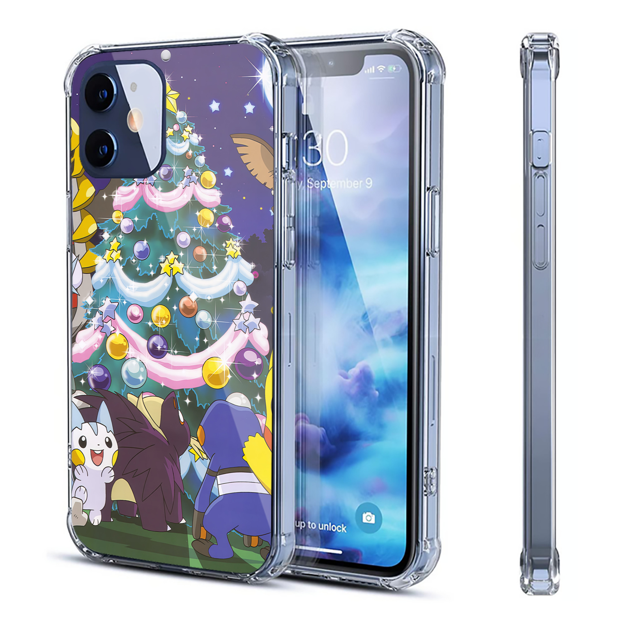 （画像用） ポケットモンスター Pokémon 【iPhone 12シリーズ対応】透明スマホケース（クリアソフトケース）